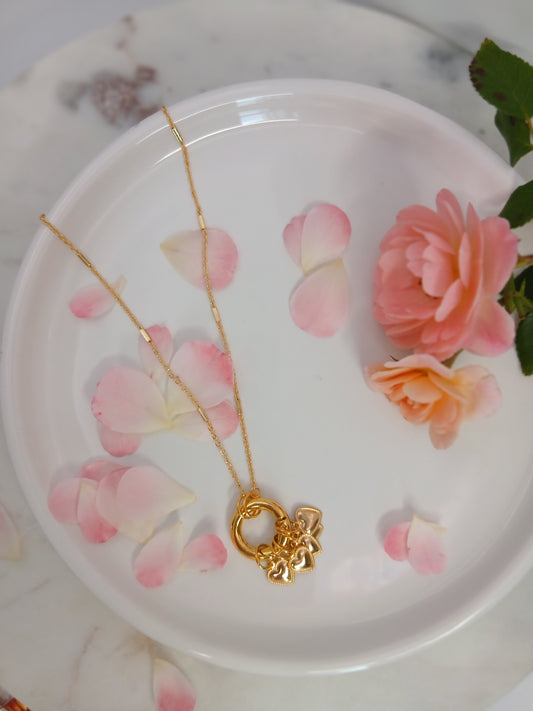 Share The Love Heart Charm Necklace