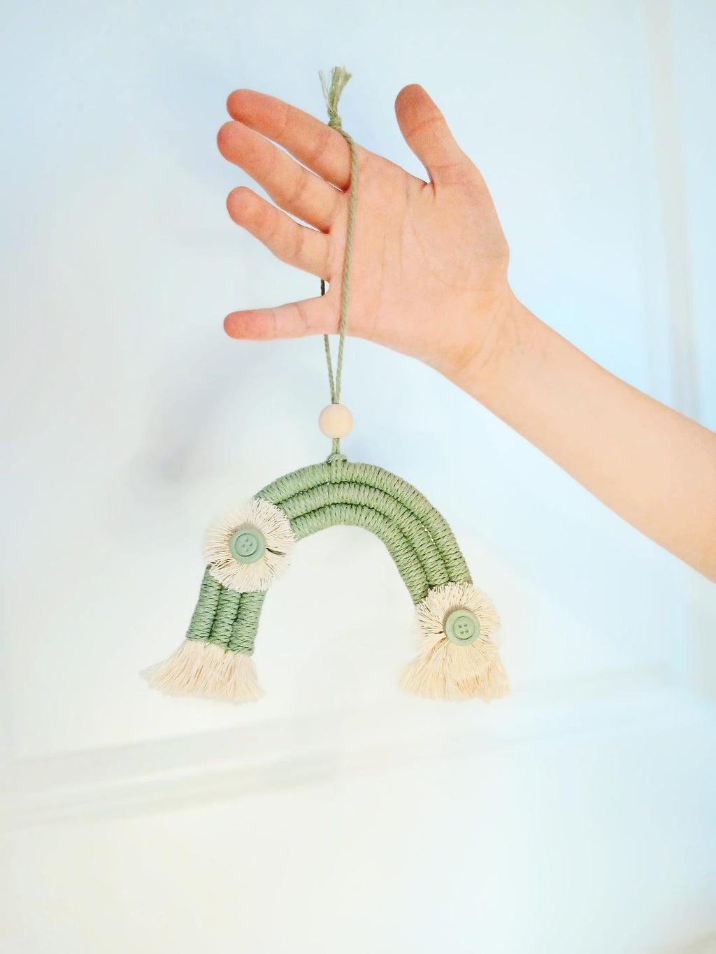 Boho Rainbow Car Mirror Hang