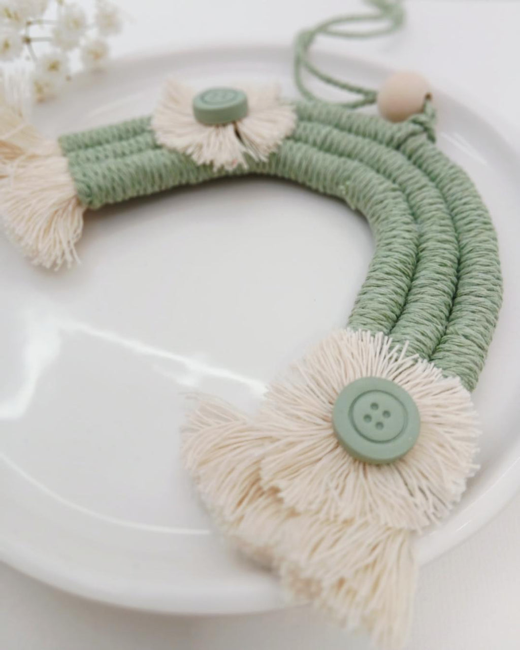 Boho Rainbow Car Mirror Hang