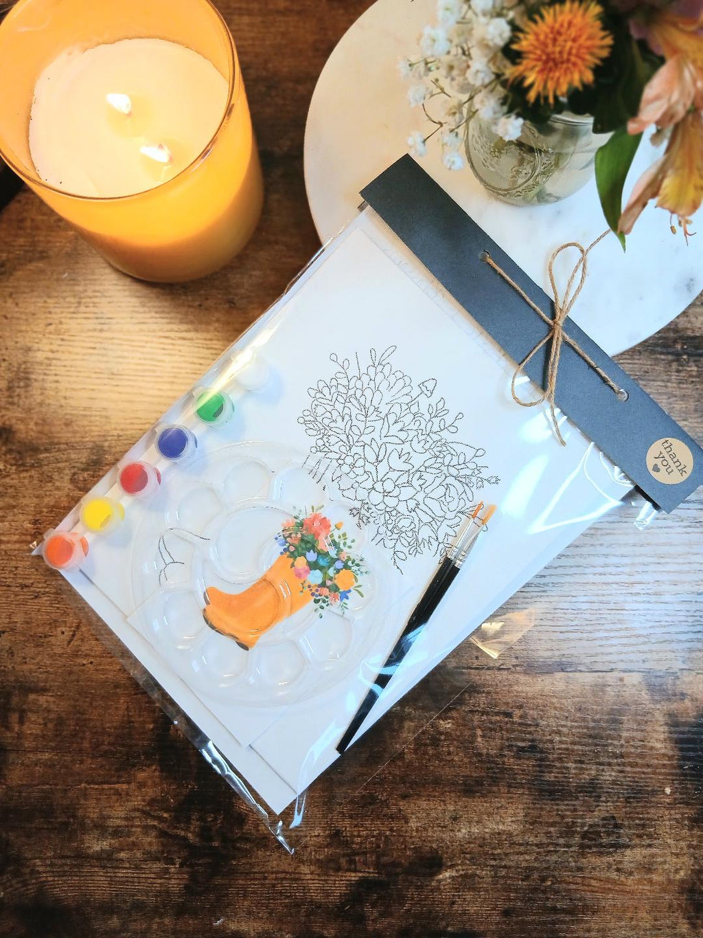 Boots and Blossoms Painting Kit