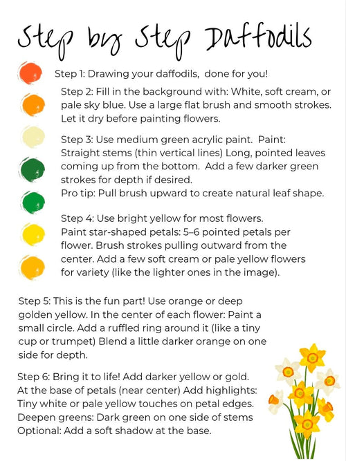 Daffodil Paint Kit