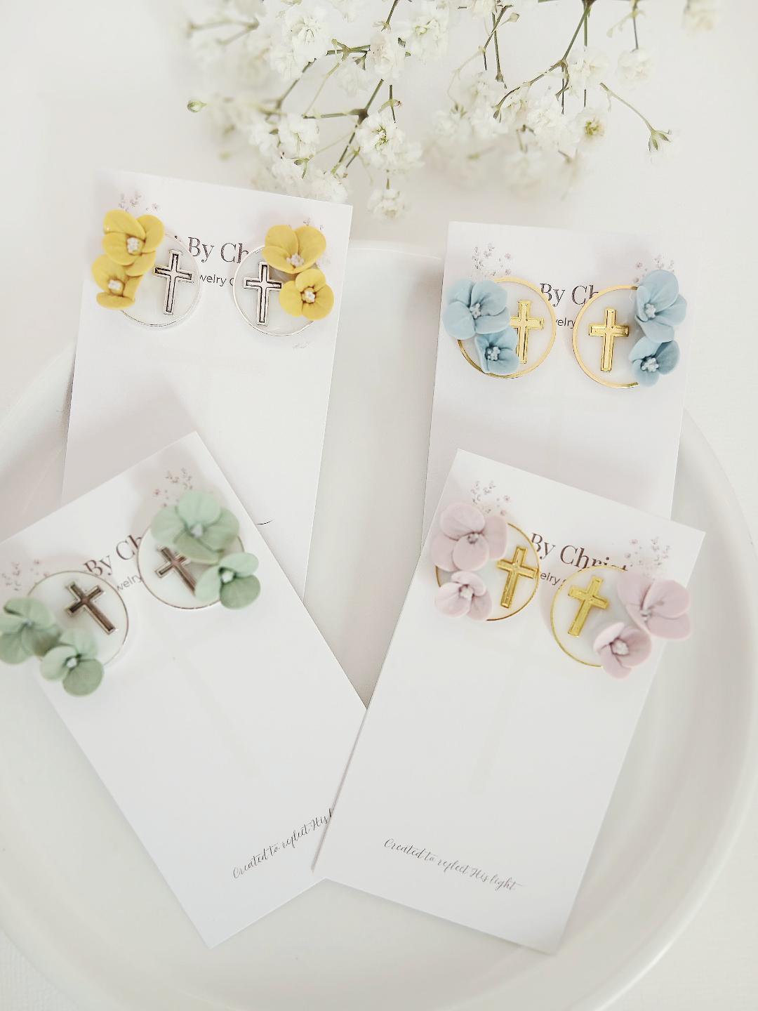 Faithful Floral Studs