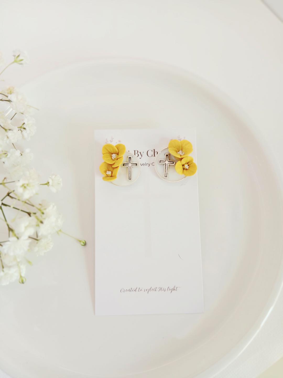 Faithful Floral Studs