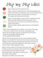 Lilies Paint Kit