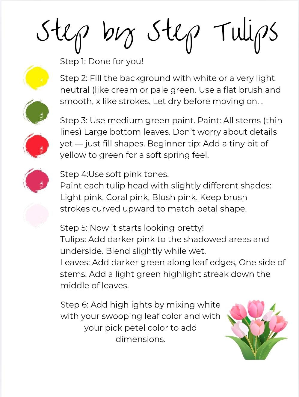 Tulip Paint Kit